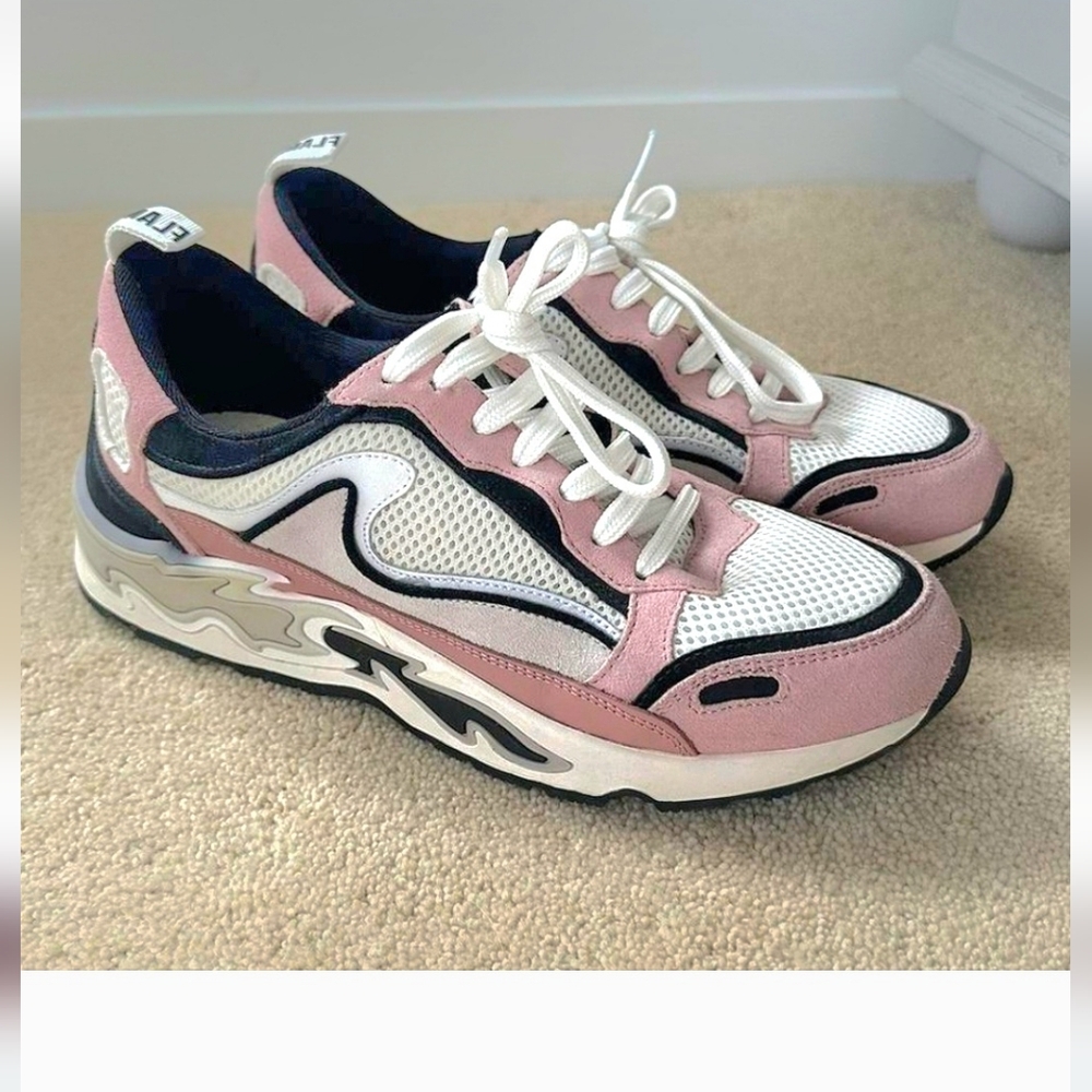 Sandro FLAME  Vieux Rose Athletic Shoe Leather US Sz. 8.5-9